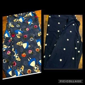 LulaRoe leggings Bundle Disney and Americana